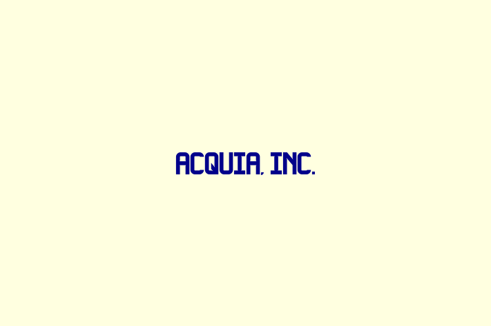 Software Development Firm Acquia Inc.