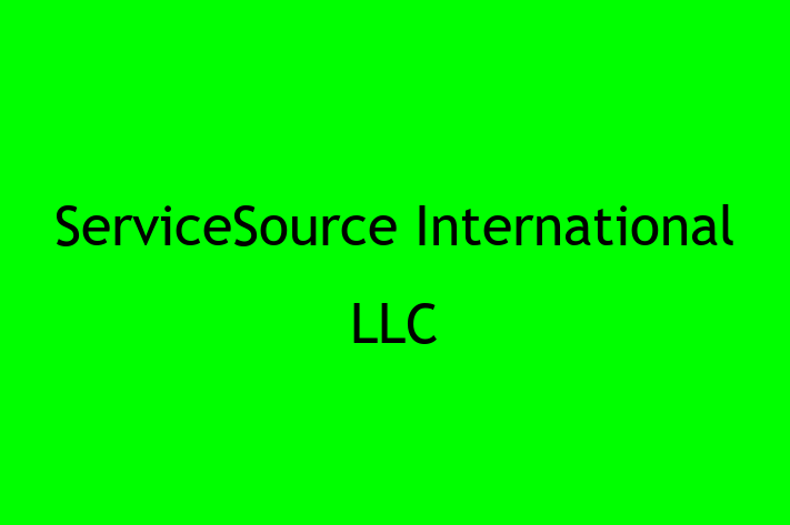 Software Development Firm ServiceSource International LLC