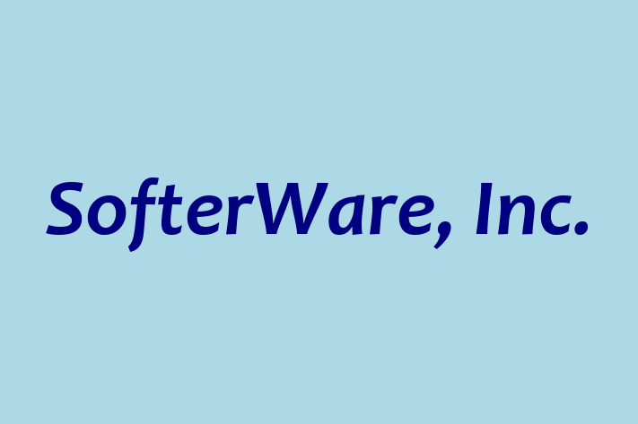 Technology Solutions Firm SofterWare Inc.