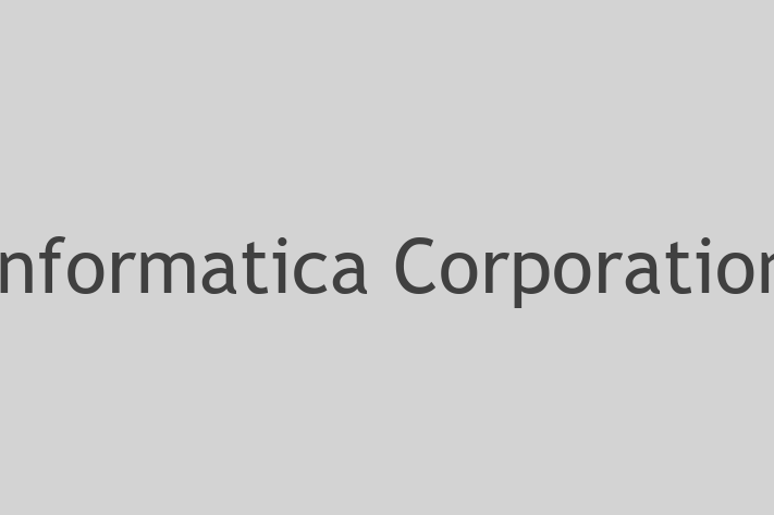 Application Development Company Informatica Corporation