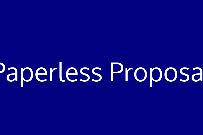 Software Consultancy Paperless Proposal