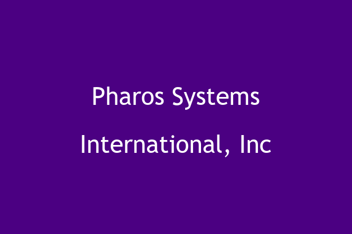 Software House Pharos Systems International Inc