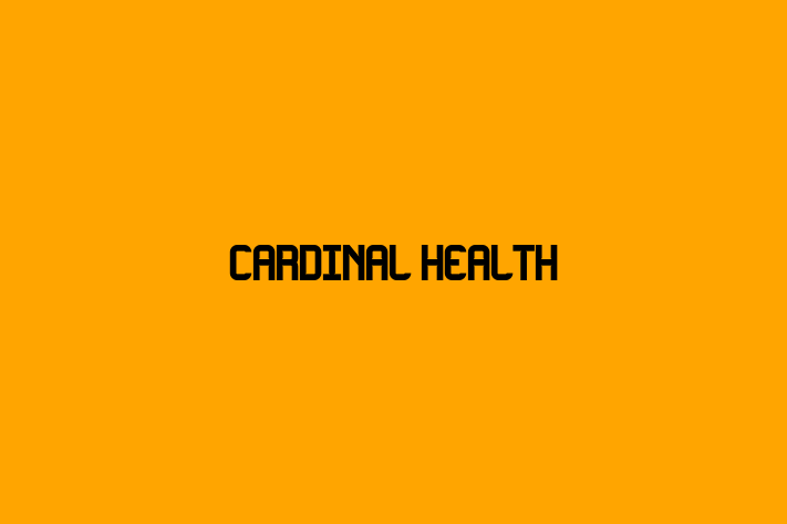 Talent Management Cardinal Health