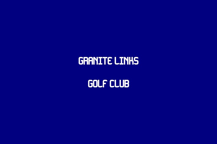 Tech Solutions Company Granite Links Golf Club