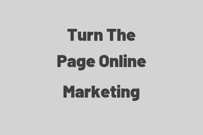 Technology Solutions Firm Turn The Page Online Marketing