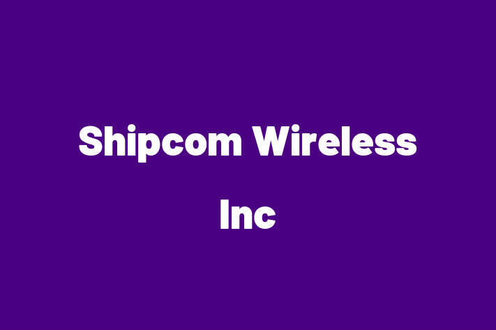 Technology Company Shipcom Wireless Inc