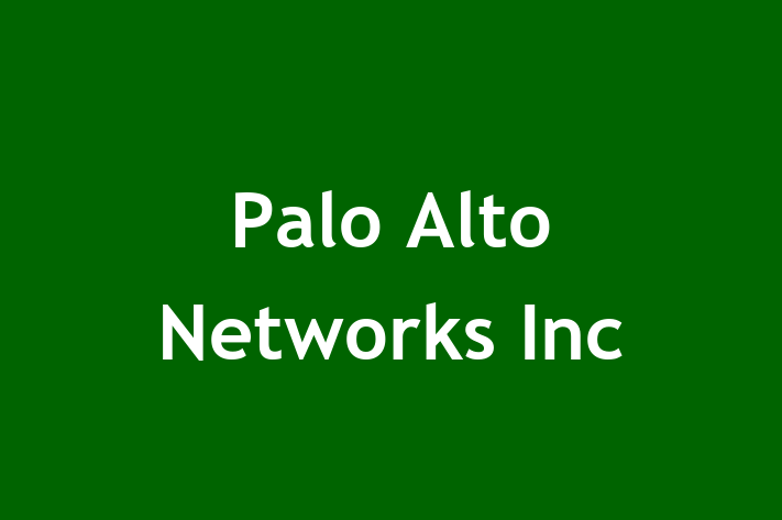 Software Solutions Provider Palo Alto Networks Inc