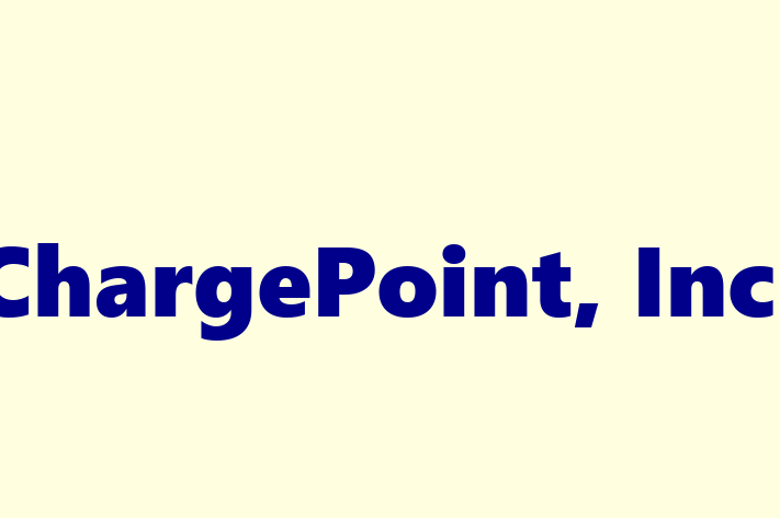 Software Services Company ChargePoint Inc.