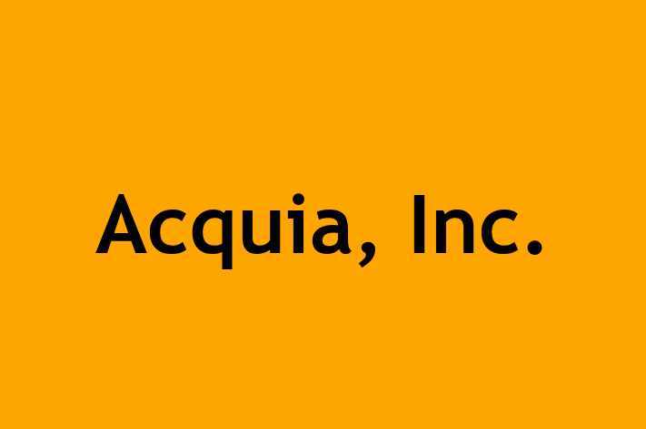 Technology Solutions Firm Acquia Inc.