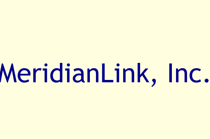 Tech Firm MeridianLink Inc.