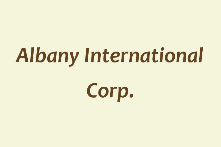 HR Administration Albany International Corp.